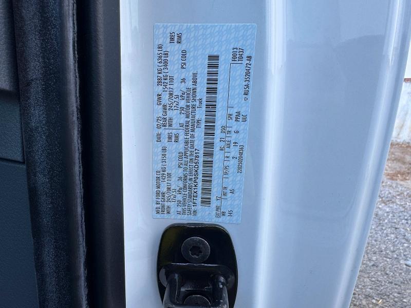 Продажа на аукционе авто 2025 Ford F150, vin: 1FTEX1KP0SKD57817, номер лота: 63511486