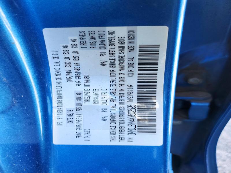 Aukcja sprzedaży 2019 Toyota Yaris, vin: 3MYDLBYV4KY502525, numer aukcji: 59329586