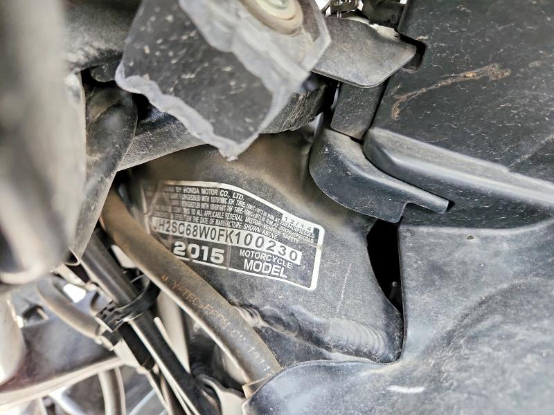 2015 Honda Gl1800 მანქანა იყიდება აუქციონზე, vin: JH2SC68W0FK100230, აუქციონის ნომერი: 59857986
