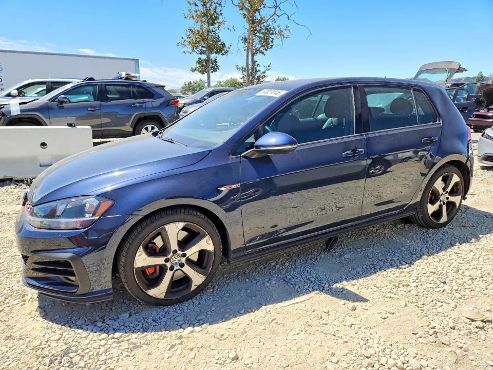 60051546 :رقم المزاد ، 3VW5T7AUXKM027355 vin ، 2019 Volkswagen Gti مزاد بيع