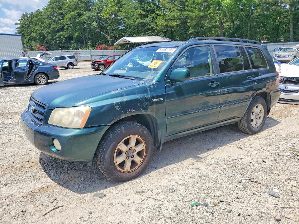 2003 Toyota Highlander მანქანა იყიდება აუქციონზე, vin: JTEGF21A930113851, აუქციონის ნომერი: 61367976