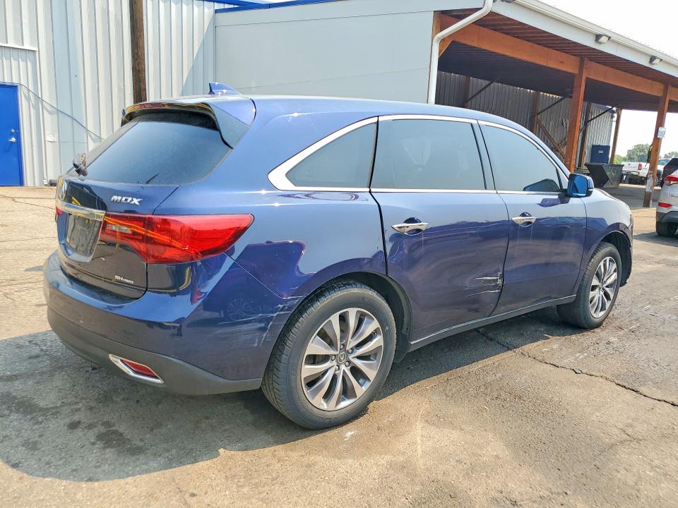 60115476 :رقم المزاد ، 5FRYD4H40EB018026 vin ، 2014 Acura Mdx مزاد بيع