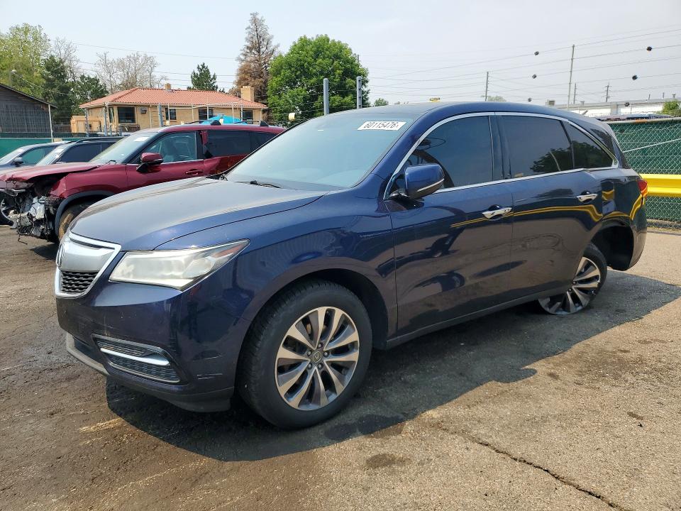 Aukcja sprzedaży 2014 Acura Mdx, vin: 5FRYD4H40EB018026, numer aukcji: 60115476