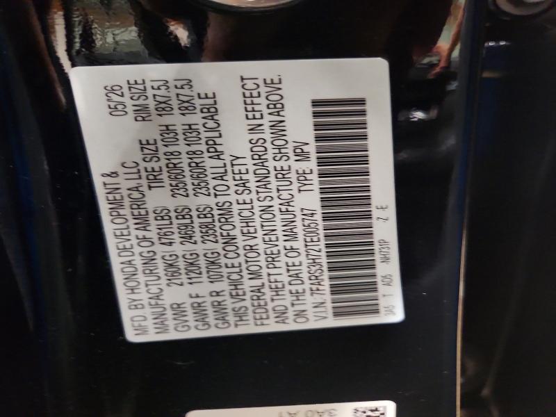 59961076 :رقم المزاد ، 7FARS3H72TE005747 vin ، 2026 Honda Cr-v مزاد بيع