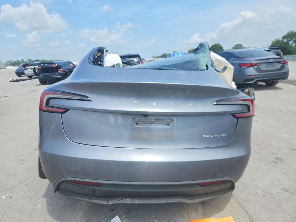 61761326 :رقم المزاد ، 5YJ3E1EB6SF909783 vin ، 2025 Tesla Model 3 مزاد بيع
