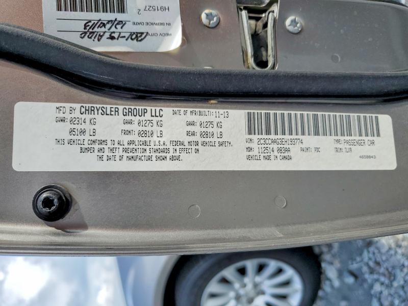 Продажа на аукционе авто 2014 Chrysler 300, vin: 2C3CCAAG3EH193774, номер лота: 62233526