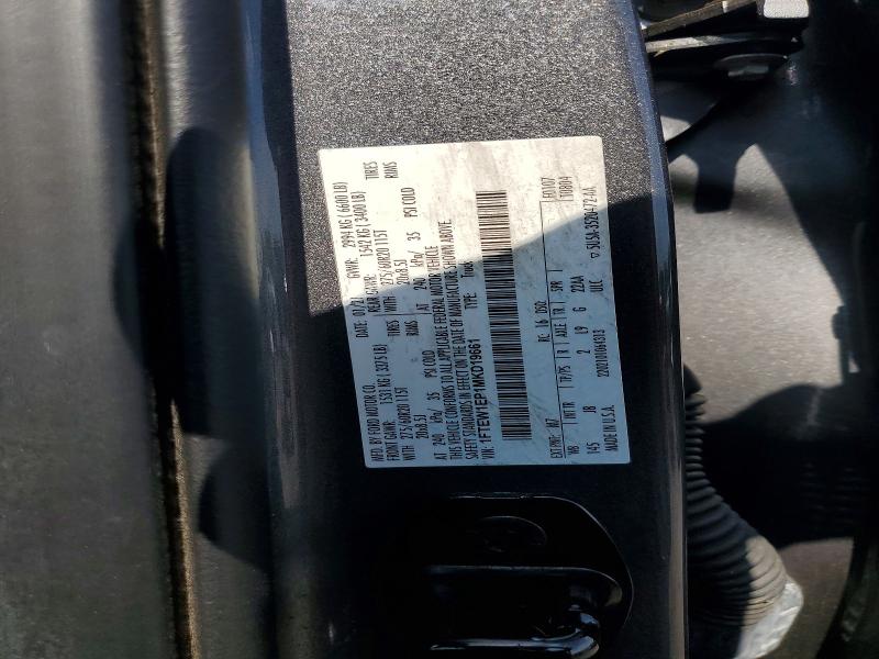 2021 Ford F150 მანქანა იყიდება აუქციონზე, vin: 1FTEW1EP1MKD19661, აუქციონის ნომერი: 59840356