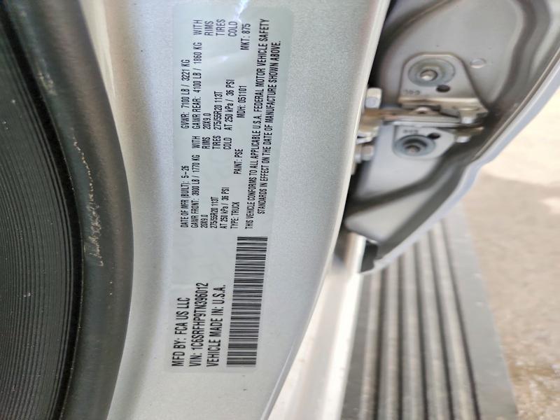 Продаж на аукціоні авто 2026 Ram 1500, vin: 1C6SRFHP9TN396012, номер лоту: 61608536