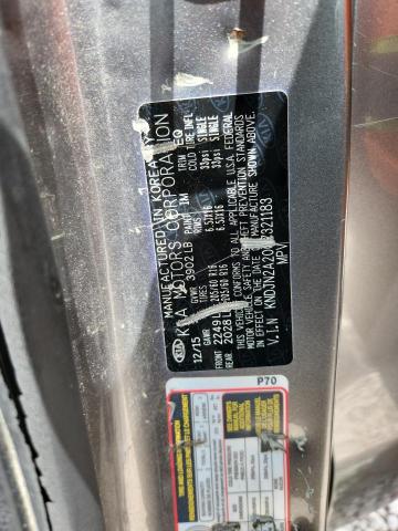 Aukcja sprzedaży 2016 Kia Soul, vin: KNDJN2A20G7321183, numer aukcji: 60820286