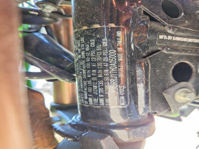 Продаж на аукціоні авто 2017 Kawasaki Br125, vin: JKABRRJ17HDA05000, номер лоту: 60055146