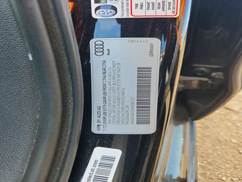 60630886 :رقم المزاد ، WAUGGAFC6DN082727 vin ، 2013 Audi A6 مزاد بيع
