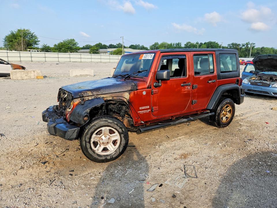 Продажа на аукционе авто 2014 Jeep Wrangler Unlimited, vin: 1C4BJWKG0EL257037, номер лота: 62611716