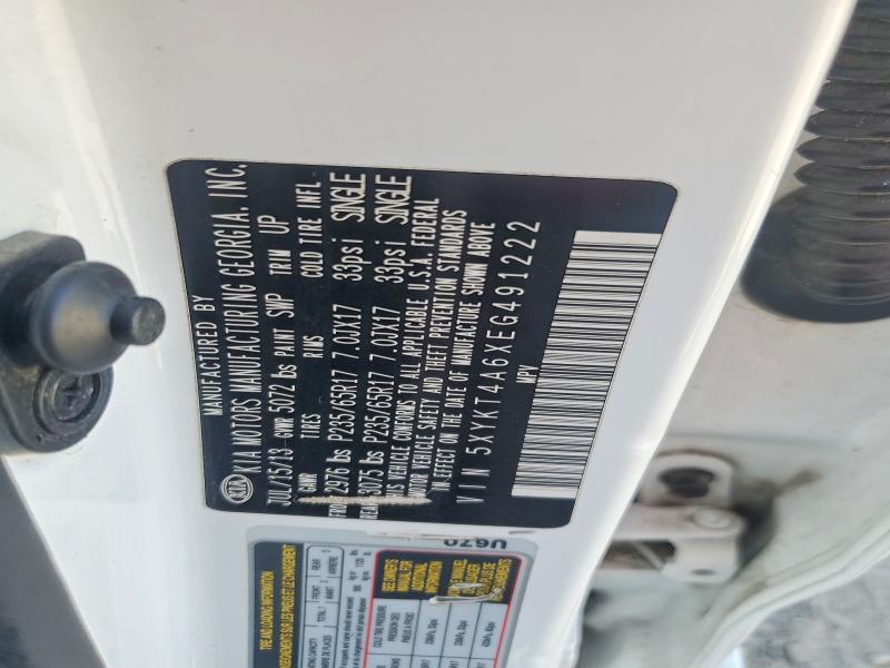 Продажа на аукционе авто 2014 Kia Sorento, vin: 5XYKT4A6XEG491222, номер лота: 62782746