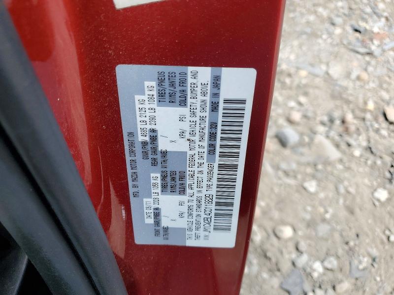 Aukcja sprzedaży 2012 Mazda 5, vin: JM1CW2BL4C0118829, numer aukcji: 59387466