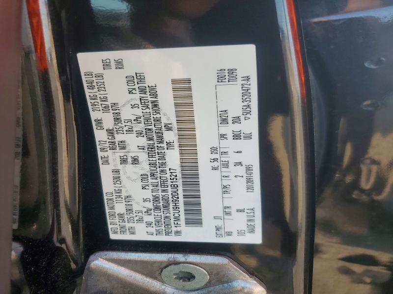 62086246 :رقم المزاد ، 1FMCU9H92DUB15217 vin ، 2013 Ford Escape مزاد بيع