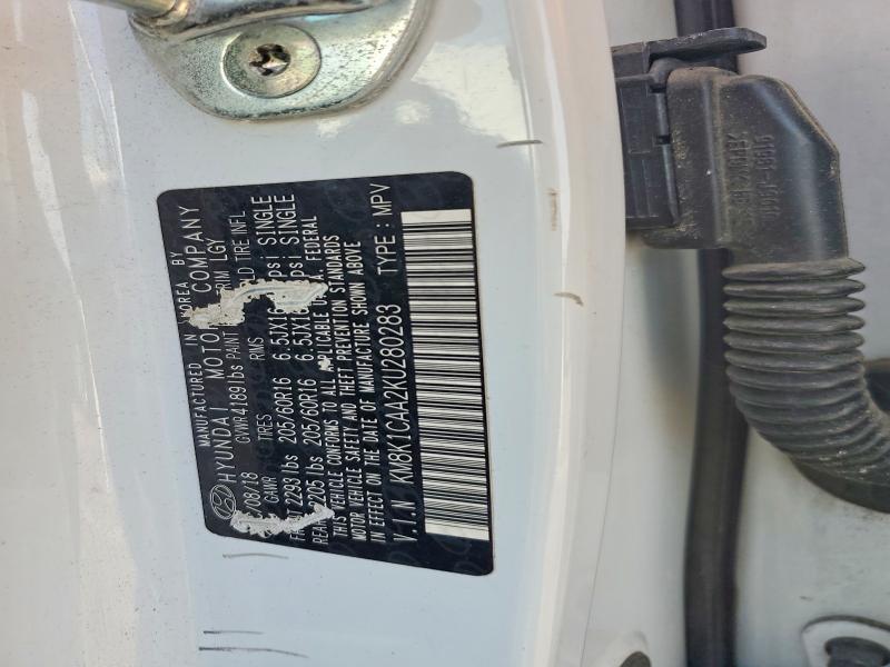 Aukcja sprzedaży 2019 Hyundai Kona, vin: KM8K1CAA2KU280283, numer aukcji: 60640866