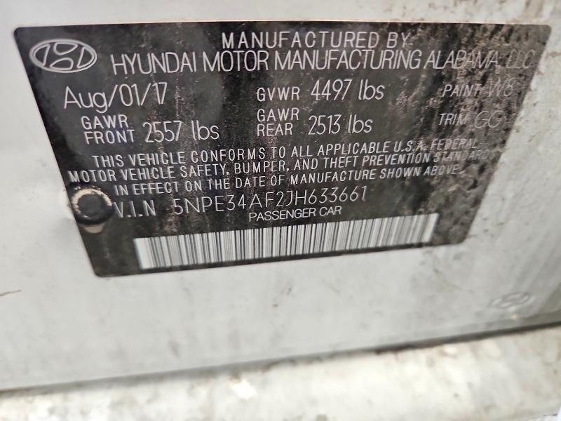Продажа на аукционе авто 2018 Hyundai Sonata, vin: 5NPE34AF2JH633661, номер лота: 60590596