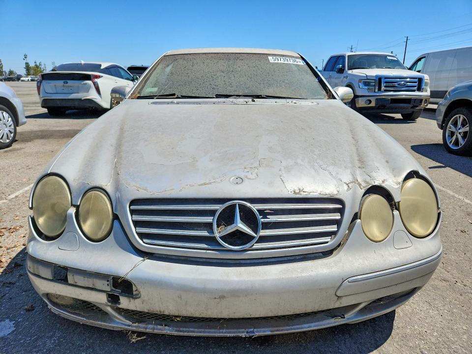59739736 :رقم المزاد ، WDBPJ78J11A009706 vin ، 2001 Mercedes-benz Cl مزاد بيع