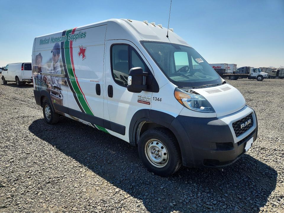 62124706 :رقم المزاد ، 3C6TRVDG7LE128021 vin ، 2020 Ram Promaster 2500 مزاد بيع
