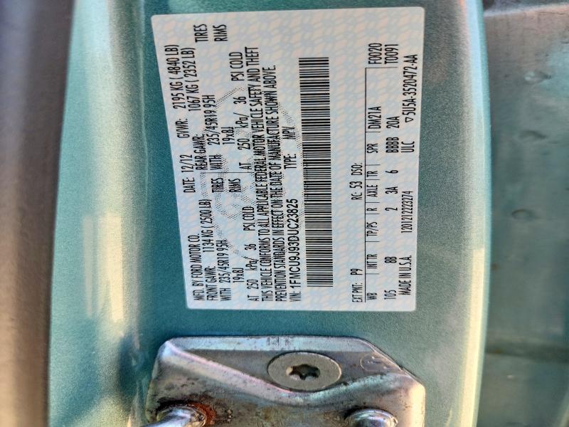 Auction sale of the 2013 Ford Escape, vin: 1FMCU9J93DUC23825, lot number: 61782856