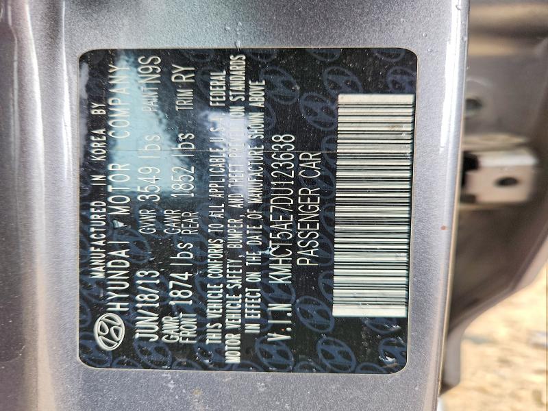 Продажа на аукционе авто 2013 Hyundai Accent, vin: KMHCT5AE7DU123638, номер лота: 62027586
