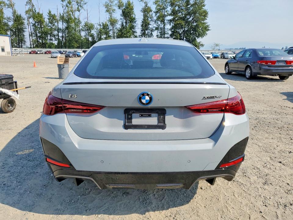 2025 Bmw I4 მანქანა იყიდება აუქციონზე, vin: WBY43HD04SFV15129, აუქციონის ნომერი: 61125976
