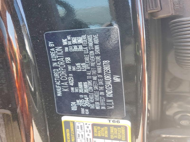 62269916 :رقم المزاد ، KNDJ23AU0R7238078 vin ، 2024 Kia Soul مزاد بيع