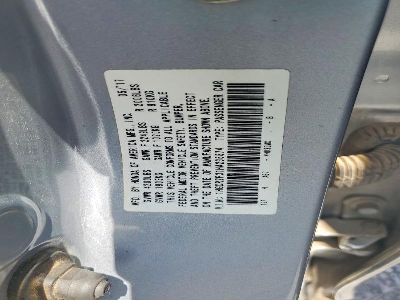 Продаж на аукціоні авто 2017 Honda Accord, vin: 1HGCR2F31HA236874, номер лоту: 61913406