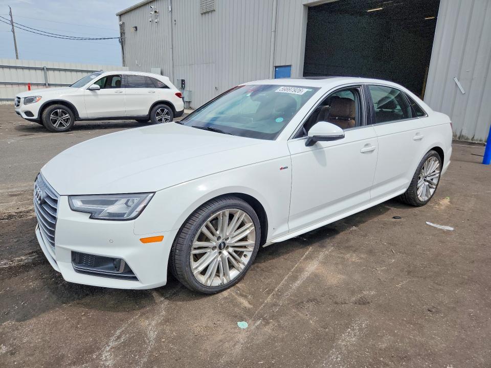 2018 Audi A4 მანქანა იყიდება აუქციონზე, vin: WAUMMAF43JA152840, აუქციონის ნომერი: 59897926