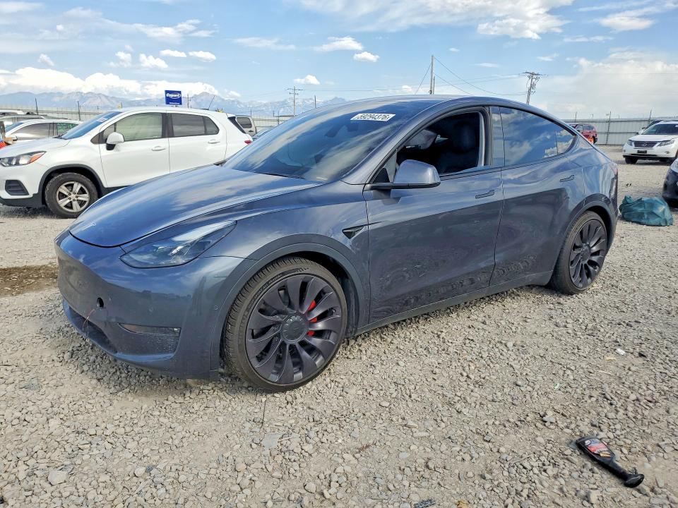 Продажа на аукционе авто 2021 Tesla Model  Y, vin: 5YJYGDEF7MF215756, номер лота: 59294376