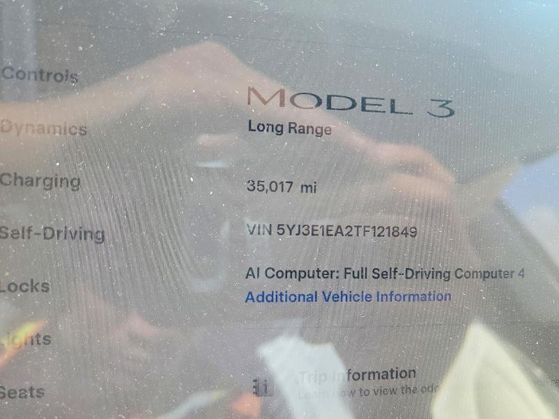2026 Tesla Model 3 მანქანა იყიდება აუქციონზე, vin: 5YJ3E1EA2TF121849, აუქციონის ნომერი: 62651716