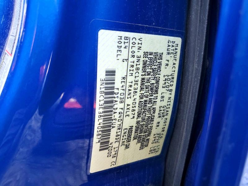 Aukcja sprzedaży 2008 Nissan Versa, vin: 3N1BC13E38L405879, numer aukcji: 58998566