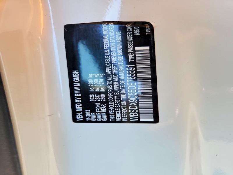 Aukcja sprzedaży 2013 Bmw M3, vin: WBSDX9C55DE785691, numer aukcji: 60387986
