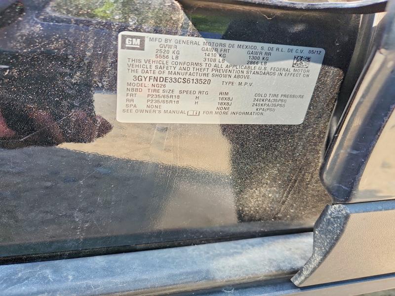 Продаж на аукціоні авто 2012 Cadillac Srx, vin: 3GYFNDE33CS613520, номер лоту: 59286576