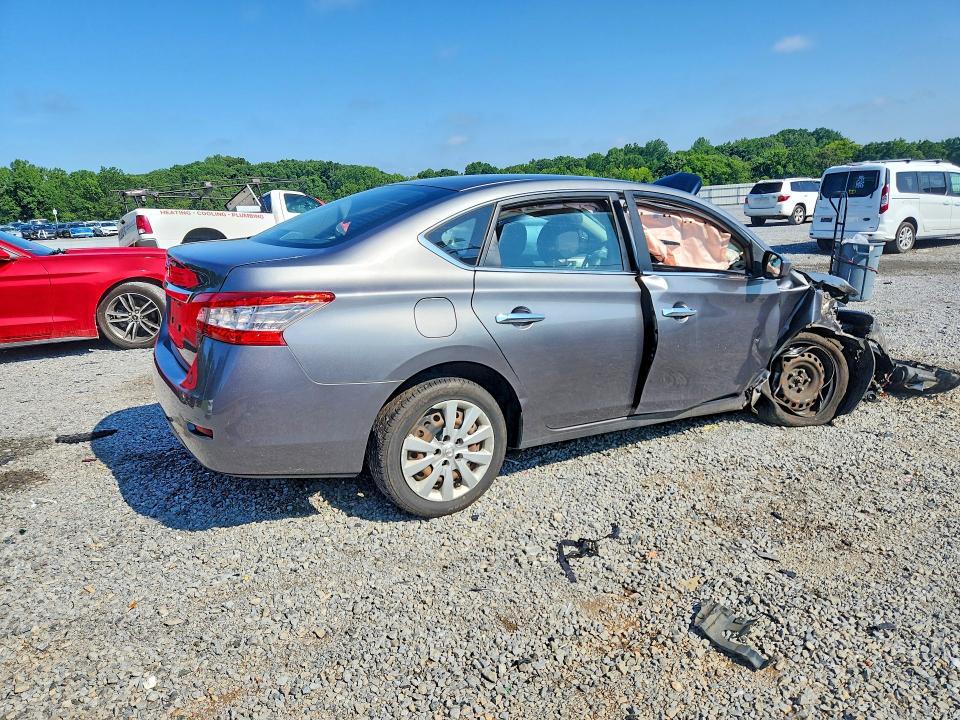 2015 Nissan Sentra მანქანა იყიდება აუქციონზე, vin: 3N1AB7AP2FY260873, აუქციონის ნომერი: 60385666