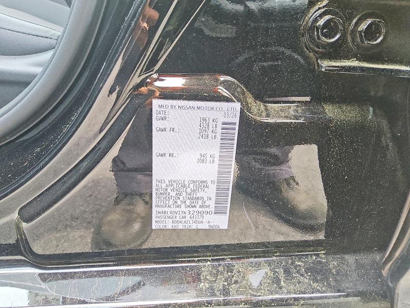 Продаж на аукціоні авто 2026 Nissan Altima, vin: 1N4BL4DV1TN329090, номер лоту: 60405186