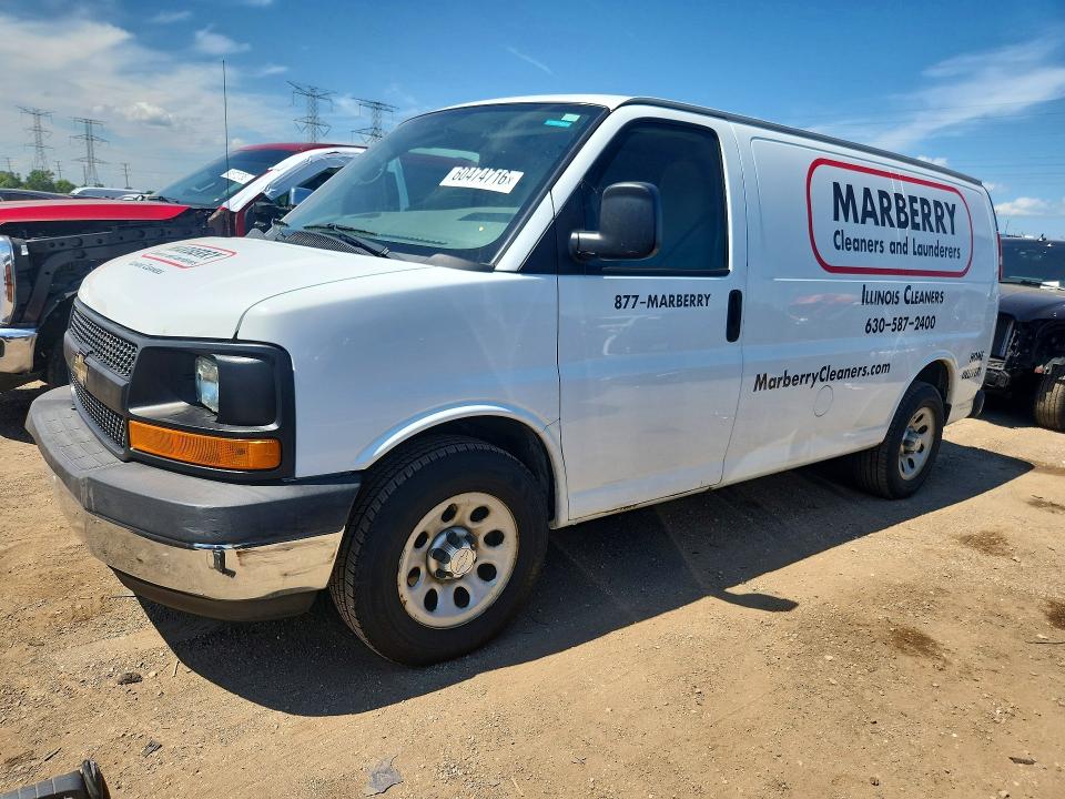 2014 Chevrolet Express G1500 მანქანა იყიდება აუქციონზე, vin: 1GCSGAFX4E1201898, აუქციონის ნომერი: 60474716