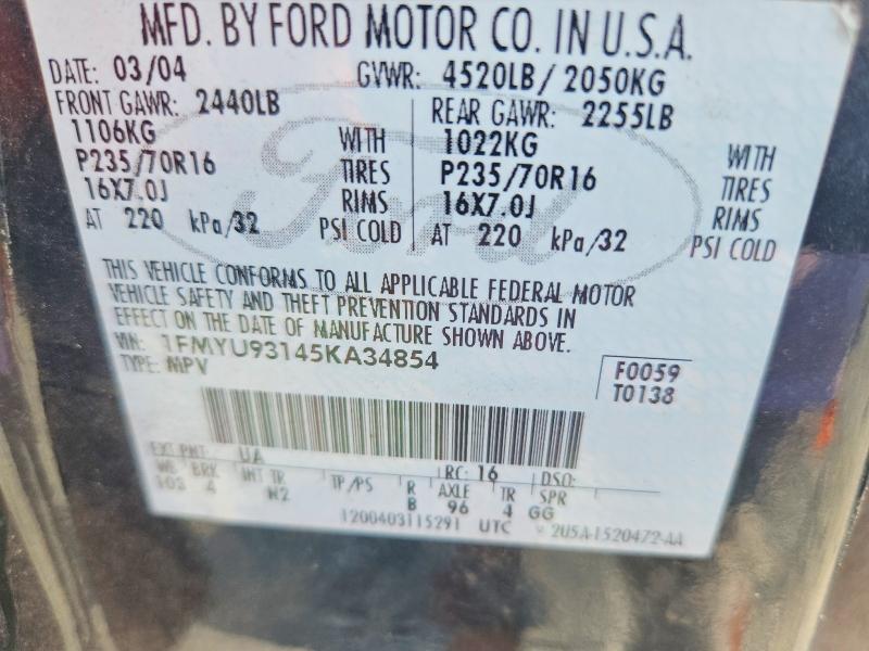 2005 Ford Escape მანქანა იყიდება აუქციონზე, vin: 1FMYU02Z35KD75729, აუქციონის ნომერი: 63180586