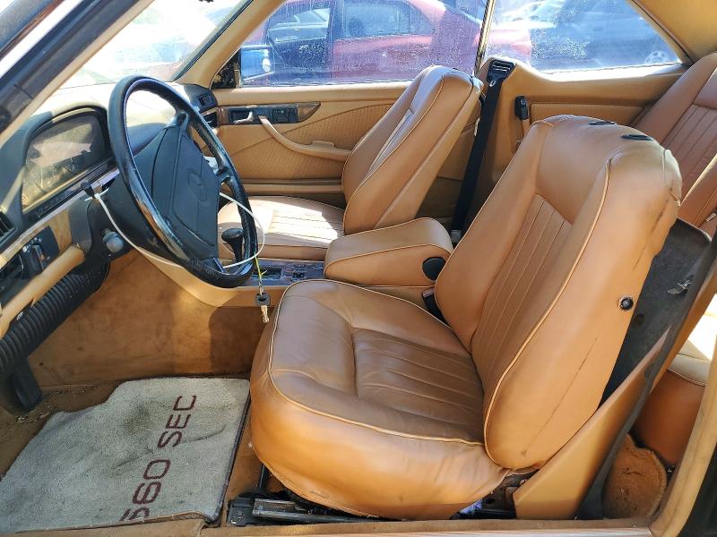 1986 Mercedes-benz 560 მანქანა იყიდება აუქციონზე, vin: WDBCA45D2GA253823, აუქციონის ნომერი: 62290826