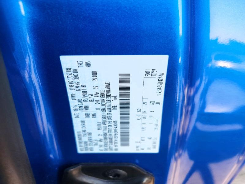 Продажа на аукционе авто 2016 Ford F150, vin: 1FTFX1EF6GKF43005, номер лота: 62063936