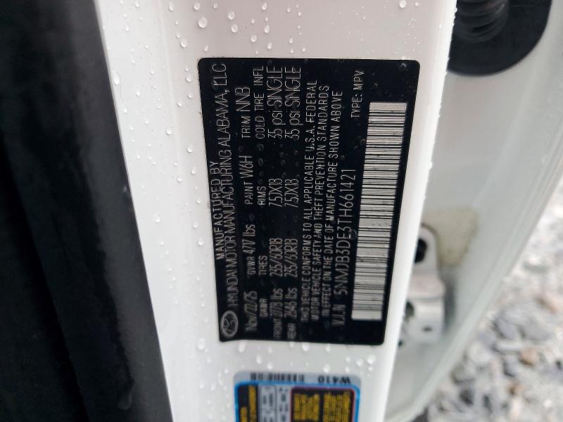 Продаж на аукціоні авто 2026 Hyundai Tucson, vin: 5NMJB3DE3TH661421, номер лоту: 61197206