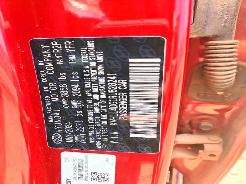 Auction sale of the 2024 Hyundai Elantra, vin: KMHLL4DG1RU828241, lot number: 62022756