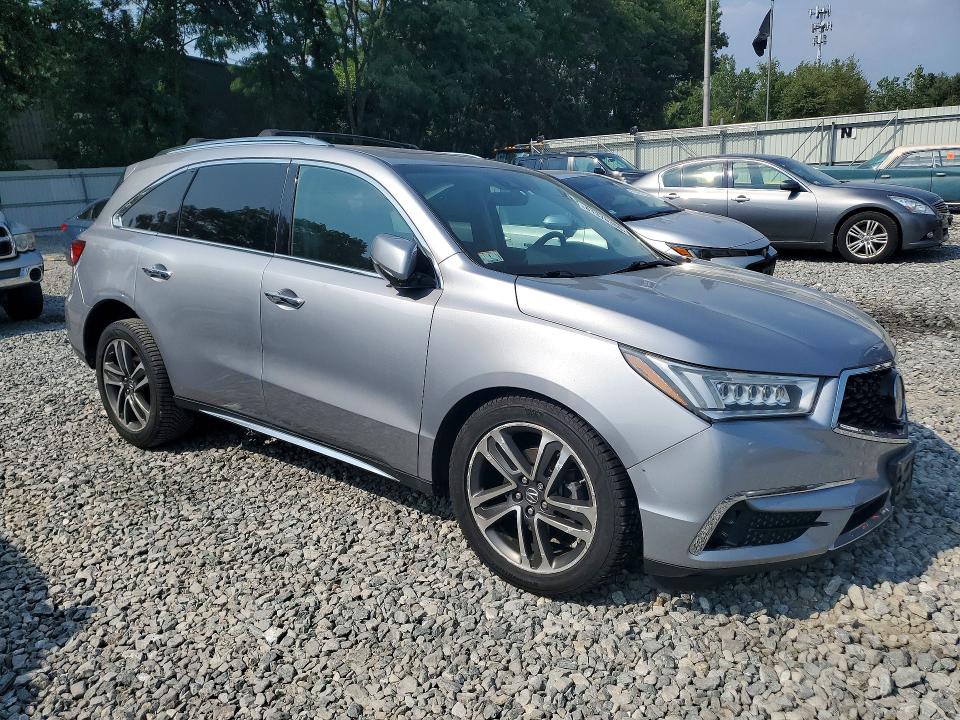 2017 Acura Mdx მანქანა იყიდება აუქციონზე, vin: 5FRYD4H98HB004651, აუქციონის ნომერი: 61376386