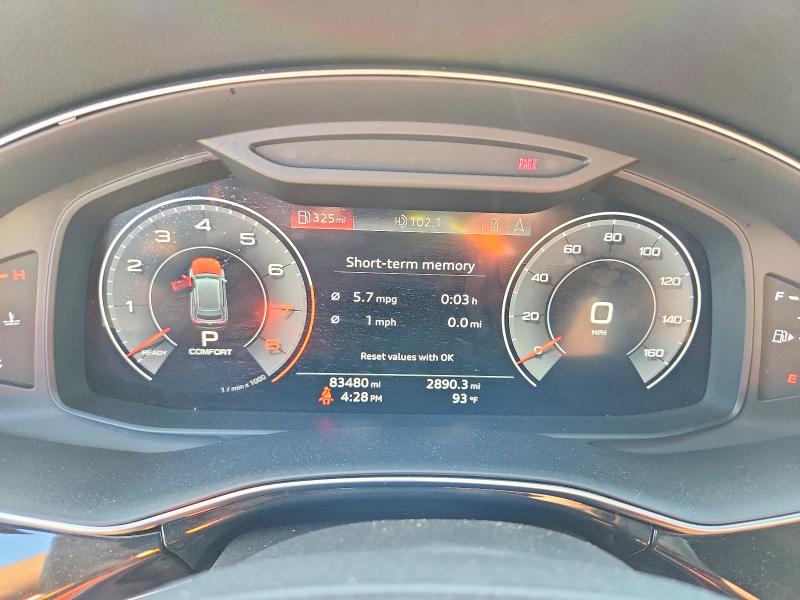 2019 Audi Q8 მანქანა იყიდება აუქციონზე, vin: WA1AVAF16KD021808, აუქციონის ნომერი: 61516196