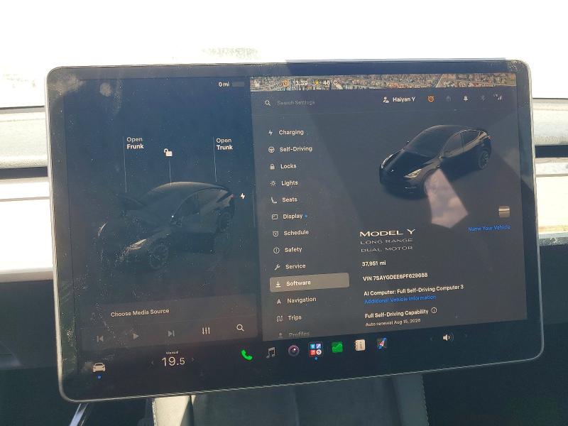 Aukcja sprzedaży 2023 Tesla Model Y, vin: 7SAYGDEE6PF629688, numer aukcji: 59830356