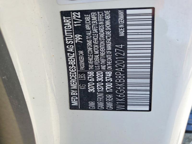 Продаж на аукціоні авто 2023 Mercedes-benz S, vin: W1K6G6KB8PA201274, номер лоту: 52707736