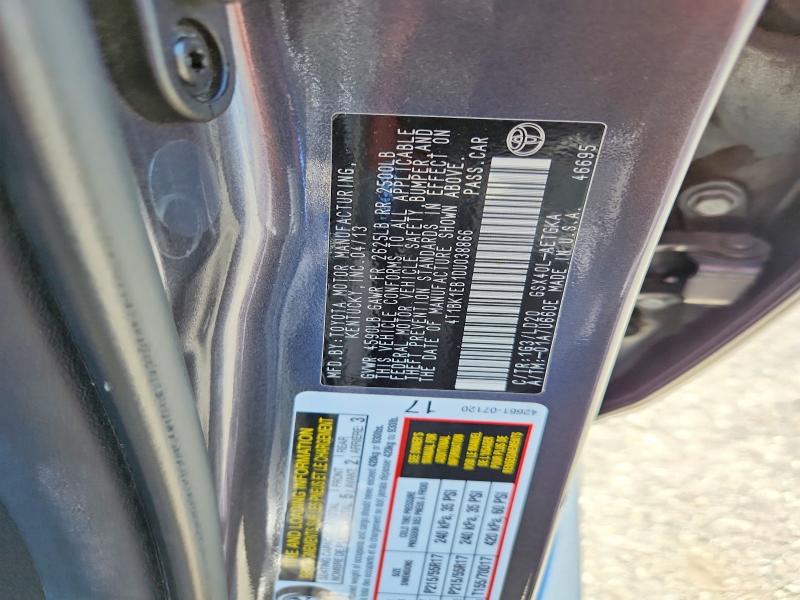2013 Toyota Avalon მანქანა იყიდება აუქციონზე, vin: 4T1BK1EB1DU038866, აუქციონის ნომერი: 60064706