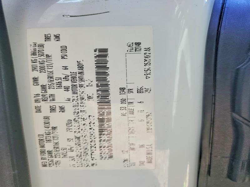 60626126 :رقم المزاد ، 1FTYE2CM5HKA12157 vin ، 2017 Ford Transit مزاد بيع