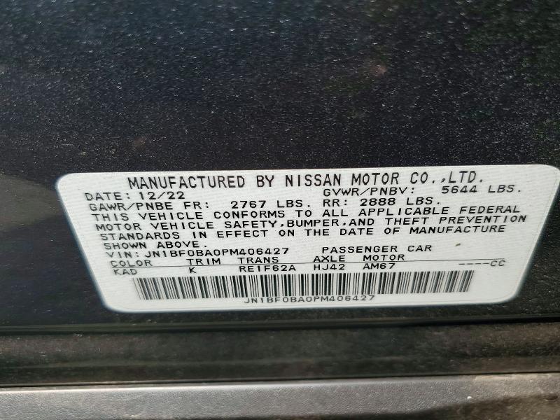 Aukcja sprzedaży 2023 Nissan Ariya, vin: JN1BF0BA0PM406427, numer aukcji: 60555626