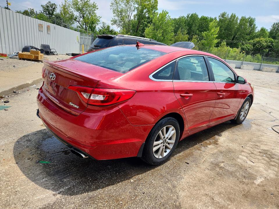 60017276 :رقم المزاد ، 5NPE24AFXHH499558 vin ، 2017 Hyundai Sonata مزاد بيع